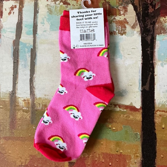 SOCK IT TO ME - Set of 2 pairs of girl’s crew socks. - Picture 2 of 6